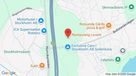 Kontorslokaler att hyra i Sollentuna - kort over placeringen