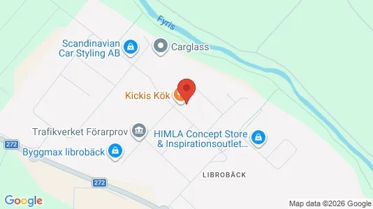 Industrilokaler att hyra i Uppsala - kort over placeringen