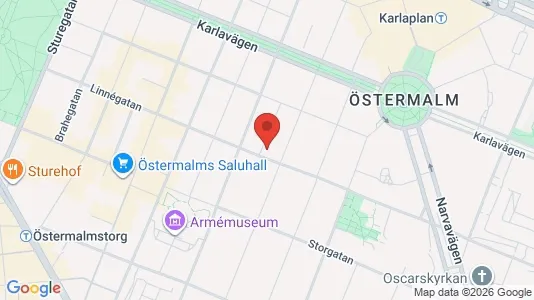 Kontorslokaler att hyra i Östermalm - Bild från Google Street View