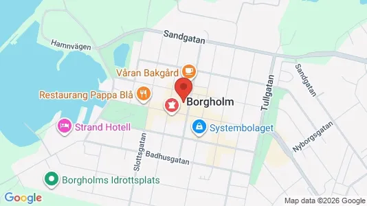 Affärslokaler till försäljning i Borgholm - Bild från Google Street View