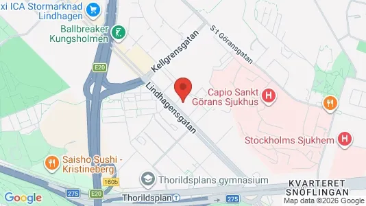 Kontorslokaler att hyra i Kungsholmen - kort over placeringen