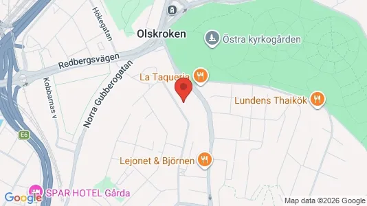 Kontorslokaler att hyra i Örgryte-Härlanda - kort over placeringen
