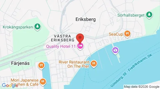 Kontorslokaler att hyra i Lundby - kort over placeringen