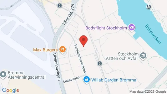 Kontorslokaler att hyra i Västerort - kort over placeringen