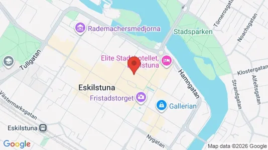 Kontorslokaler att hyra i Eskilstuna - kort over placeringen