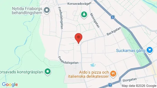 Affärslokaler att hyra i Simrishamn - kort over placeringen