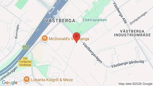 Affärslokaler att hyra i Söderort - kort over placeringen