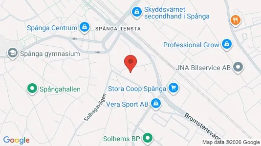 Affärslokaler att hyra i Västerort - kort over placeringen