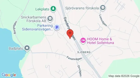 Kontorslokaler att hyra i Sollentuna - kort over placeringen