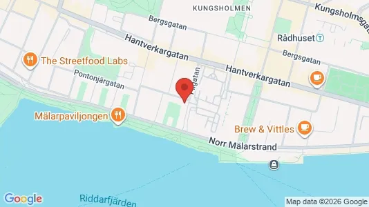 Industrilokaler att hyra i Kungsholmen - kort over placeringen
