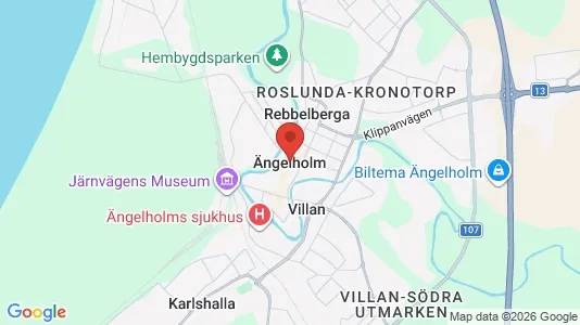 Bostadsfastigheter till försäljning i Ängelholm - kort over placeringen