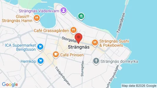 Bostadsfastigheter till försäljning i Strängnäs - kort over placeringen