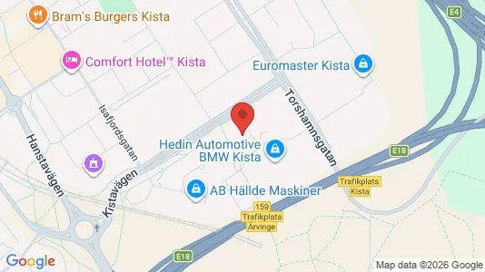 Industrilokaler att hyra i Västerort - kort over placeringen