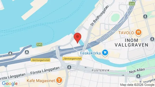 Kontorslokaler att hyra i Göteborg Centrum - kort over placeringen