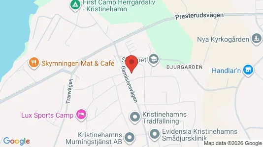 Affärslokaler att hyra i Kristinehamn - kort over placeringen