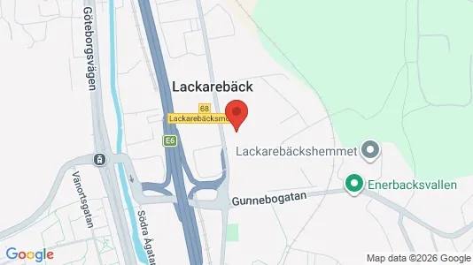 Kontorslokaler att hyra i Mölndal - kort over placeringen