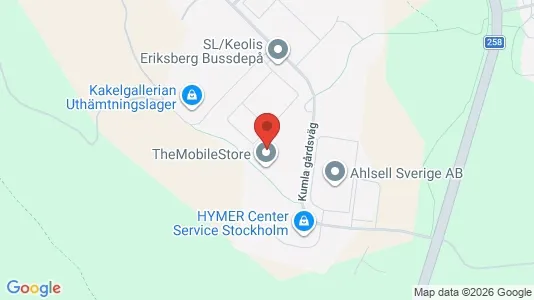 Industrilokaler att hyra i Botkyrka - kort over placeringen
