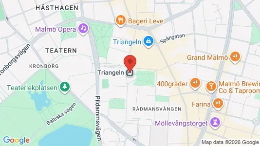 Kontorslokaler att hyra i Malmö Centrum - kort over placeringen