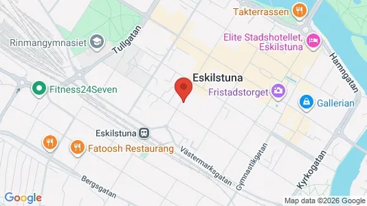 Kontorslokaler att hyra i Eskilstuna - kort over placeringen