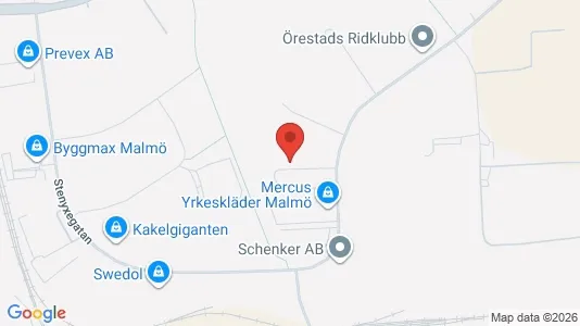 Kontorslokaler att hyra i Fosie - kort over placeringen