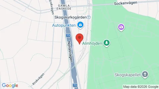 Kontorslokaler att hyra i Söderort - kort over placeringen