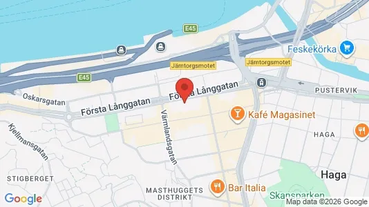 Kontorslokaler att hyra i Göteborg Centrum - kort over placeringen