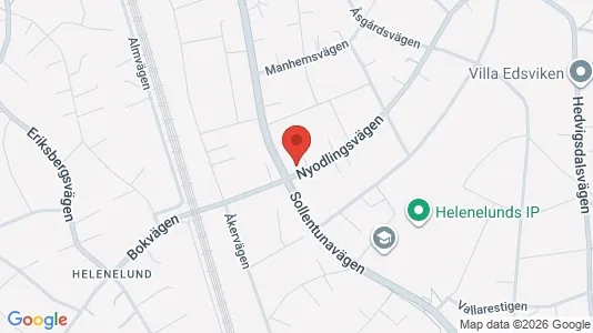 Kontorslokaler att hyra i Sollentuna - kort over placeringen