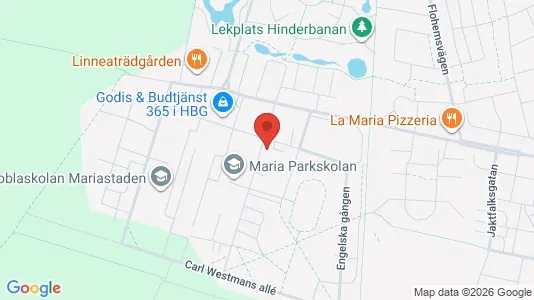 Kontorslokaler att hyra i Helsingborg - kort over placeringen