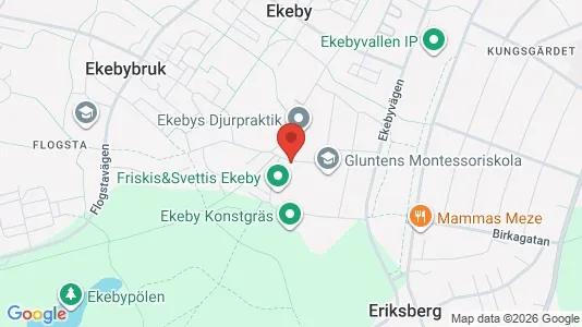 Kontorslokaler att hyra i Uppsala - kort over placeringen