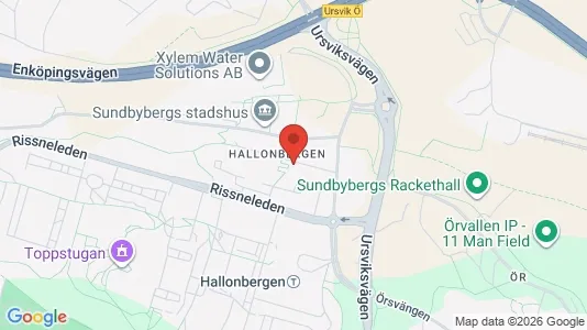 Kontorslokaler att hyra i Sundbyberg - kort over placeringen