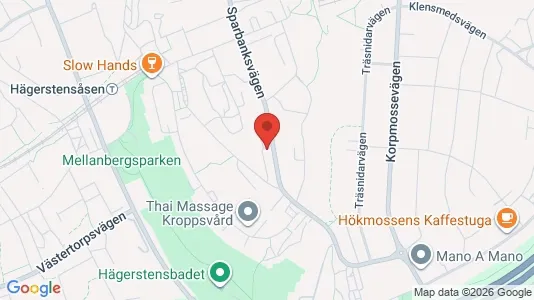 Lagerlokaler att hyra i Söderort - kort over placeringen