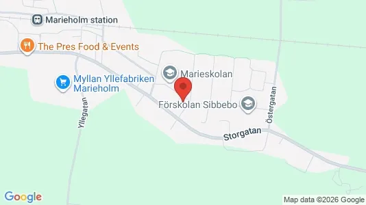 Affärslokaler att hyra i Eslöv - kort over placeringen