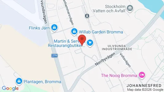 Kontorslokaler att hyra i Västerort - kort over placeringen