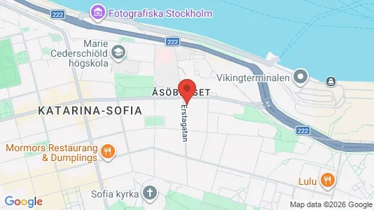 Kontorslokaler att hyra i Södermalm - kort over placeringen