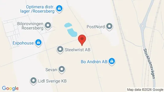 Industrilokaler att hyra i Sigtuna - kort over placeringen