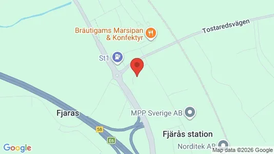 Affärslokaler till försäljning i Kungsbacka - kort over placeringen