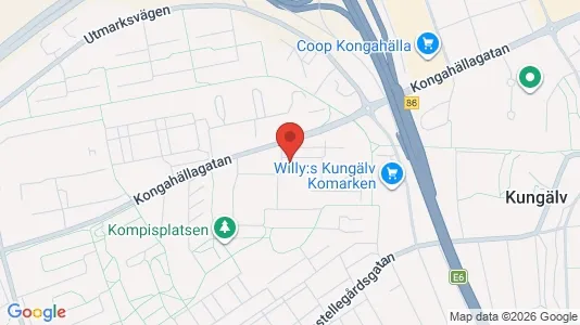 Kontorslokaler att hyra i Kungälv - kort over placeringen