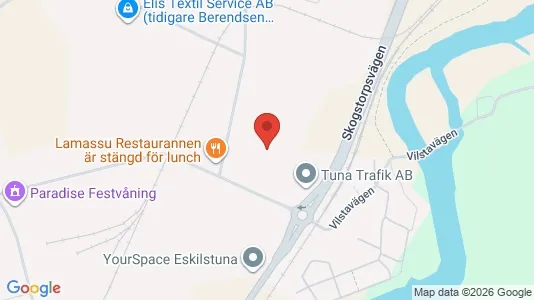 Industrilokaler till försäljning i Eskilstuna - kort over placeringen