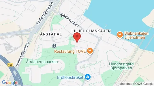 Kontorslokaler att hyra i Södermalm - kort over placeringen