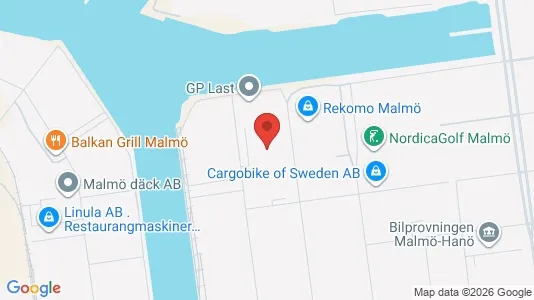 Kontorslokaler att hyra i Malmö Centrum - kort over placeringen