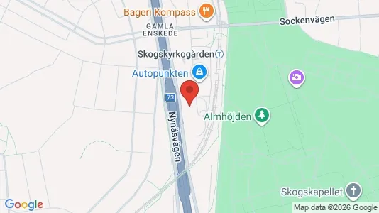 Kontorslokaler att hyra i Söderort - kort over placeringen