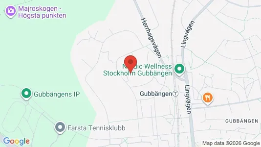 Kontorslokaler att hyra i Söderort - kort over placeringen