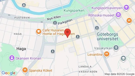 Kontorslokaler att hyra i Vasastan - kort over placeringen