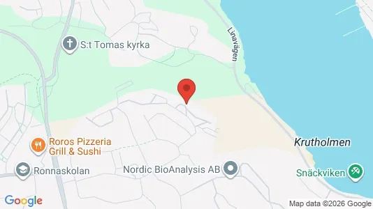 Kontorslokaler att hyra i Södertälje - kort over placeringen
