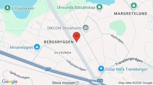 Kontorslokaler att hyra i Västerort - kort over placeringen
