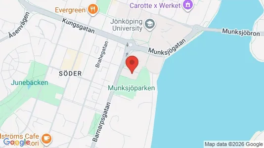 Kontorslokaler att hyra i Jönköping - kort over placeringen