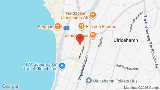 Kontorslokaler att hyra i Ulricehamn - kort over placeringen