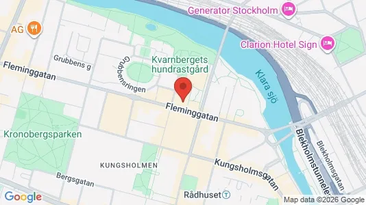 Kontorslokaler att hyra i Kungsholmen - kort over placeringen