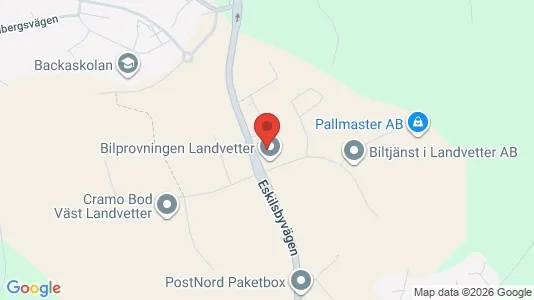 Affärslokaler att hyra i Härryda - kort over placeringen