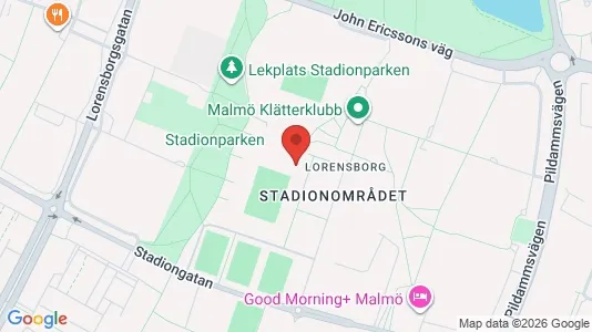Kontorslokaler att hyra i Malmö Centrum - kort over placeringen